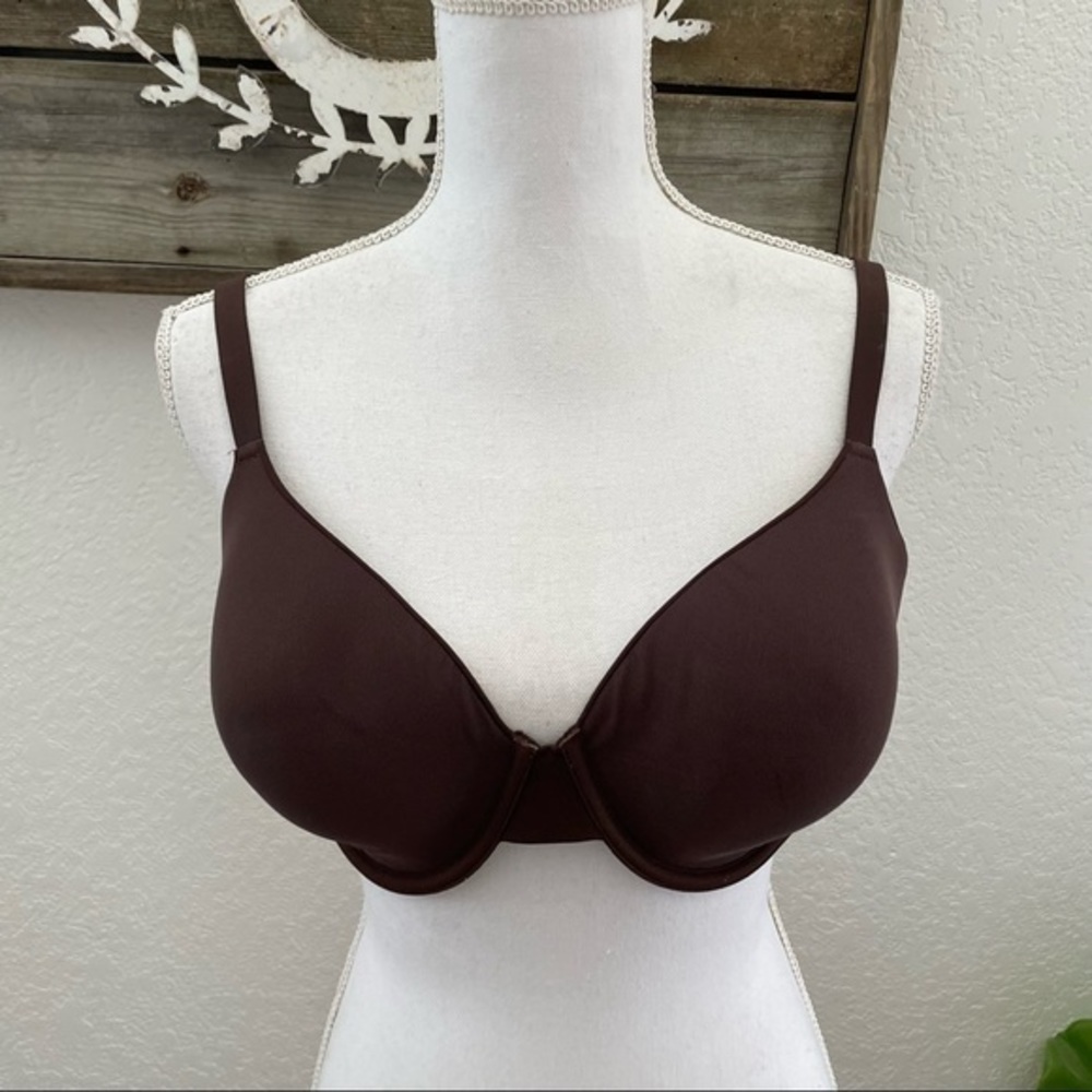 Wacoal 853251 brown mesh underwire bra size 38DD